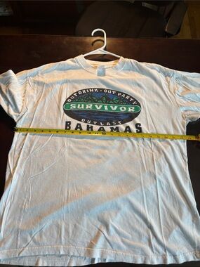 Survivor Bahamas Logo Short-Sleeve Tee - White